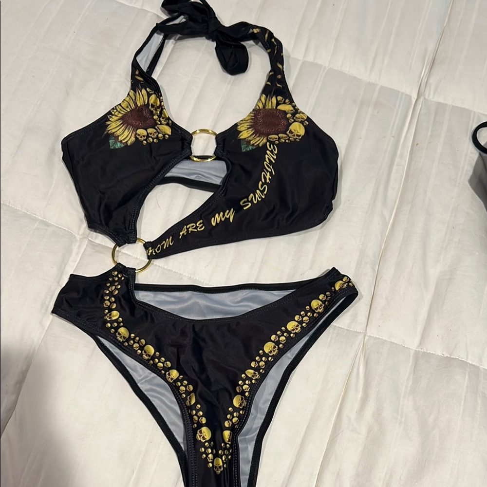 Black Sunflower Bikini